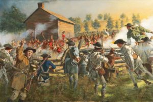 "Huck's Defeat" - Revolutionary War Painting